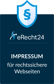 eRecht24 Impressum für rechtssichere Webseiten