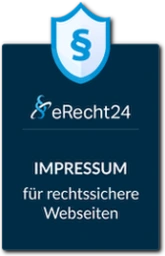 eRecht24 Impressum für rechtssichere Webseiten